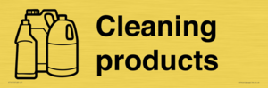 Dementia Cleaning products sign